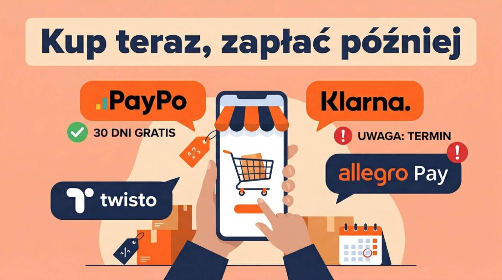 paypo klarna twisto i allegro pay - kup teraz zapłać później