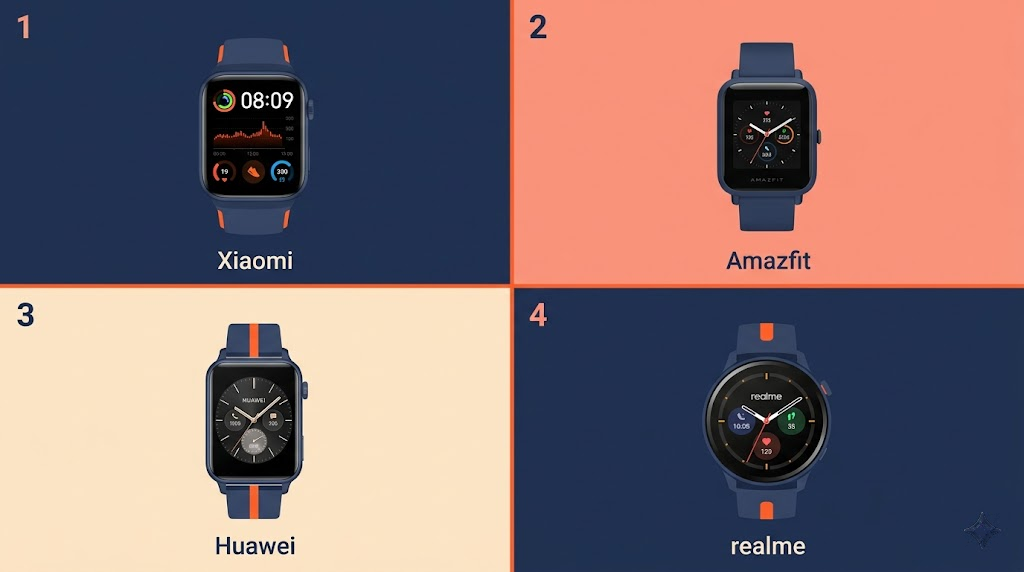 smartwache huawei xiaomi amazfit realme