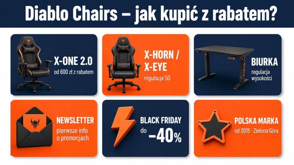 diablo chairs rabaty promocje zniżki