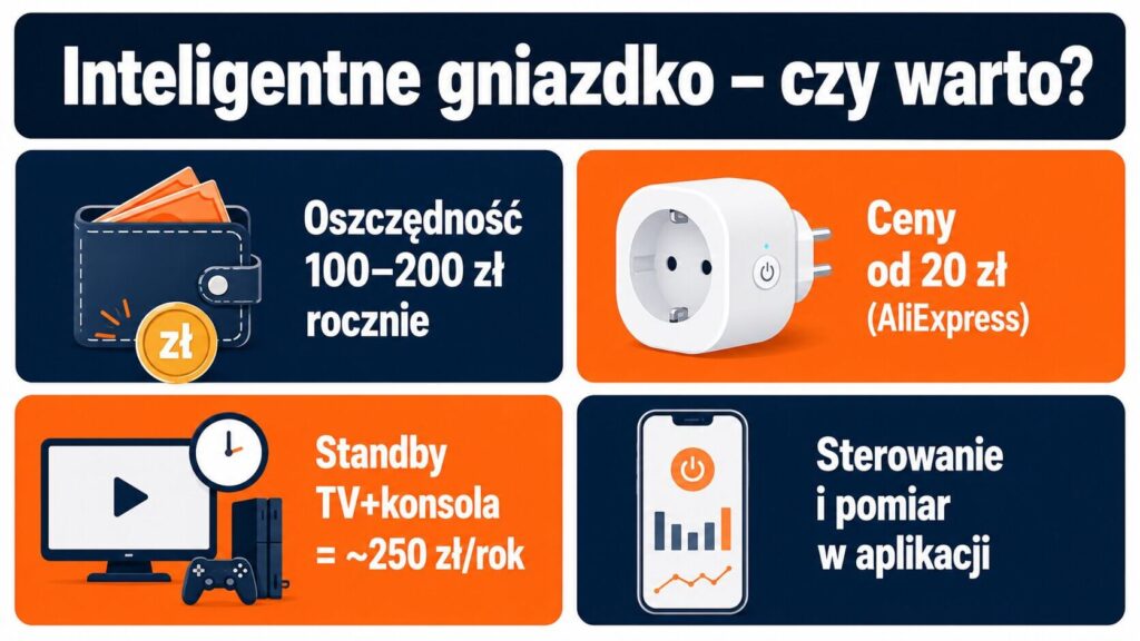 Inteligentne gniazdko czy warto – najtańsze modele 2026 z AliExpress i Allegro