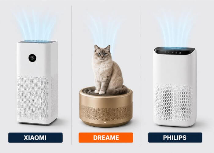 Oczyszczacz powietrza do mieszkania – Xiaomi, Dreame czy Philips?