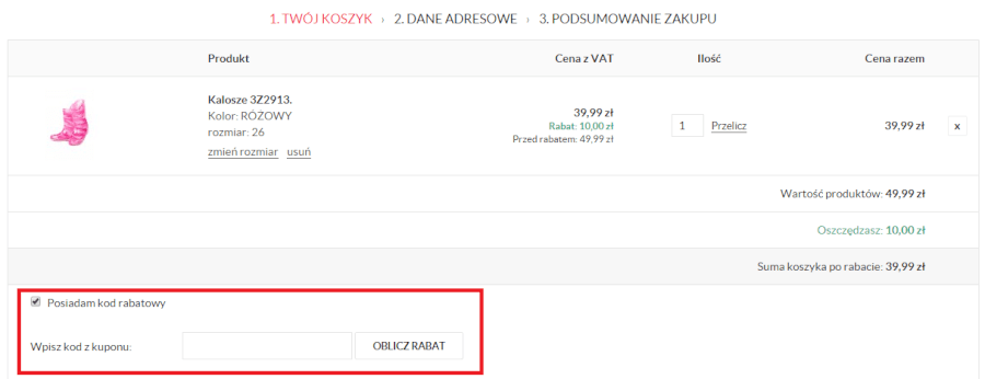 5-10-15 z kodem rabatowym