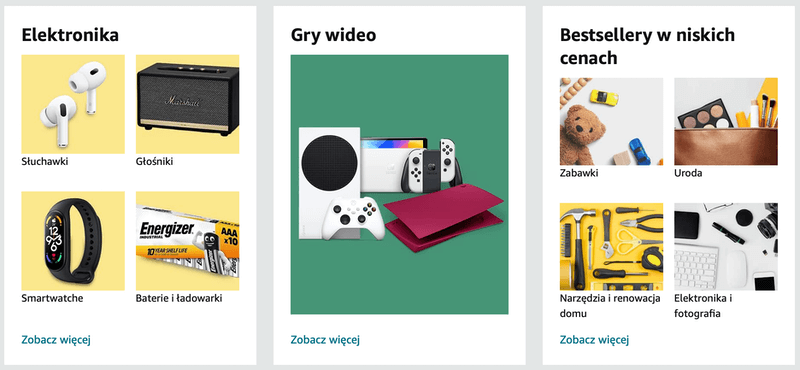 Amazon – sklep, w którym kupisz elektronikę, zabawkę, narzędzia i wiele innego