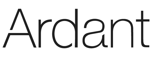 Logotyp Ardant na białym tle