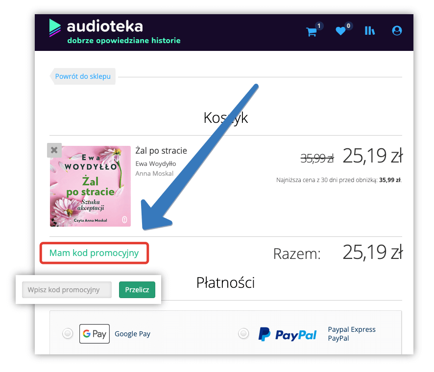 Jak wykorzystać kod promocyjny Audioteka?