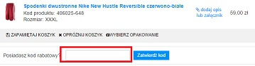 Korzystanie z kodów rabatowych
