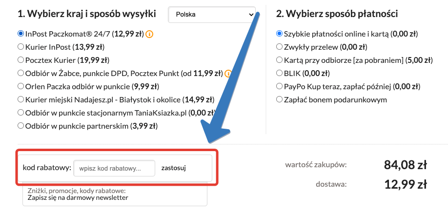 Jak poprawnie aktywować kod rabatowy Bee.pl?