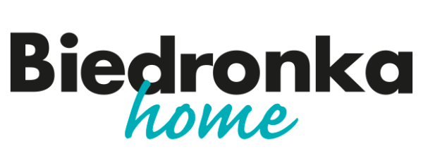 Logotyp Biedronka home na białym tle