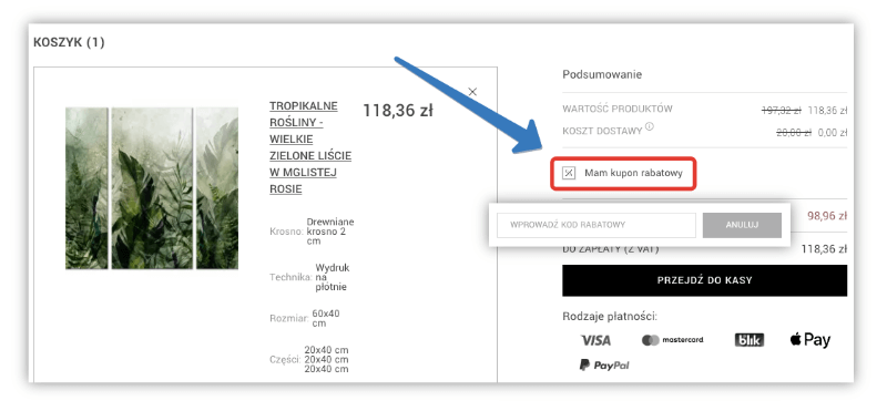 Kod rabatowy Bimago – gdzie wpisać?