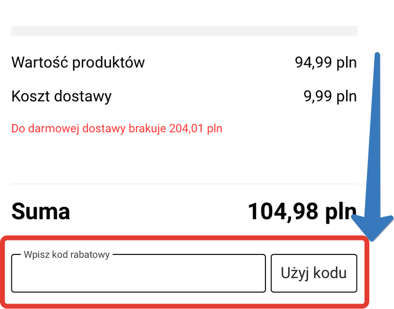 kod rabatowy bodypak