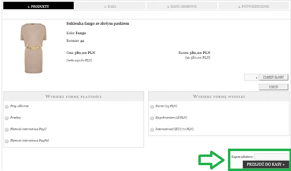 miejsce na kod rabatowy Caterina