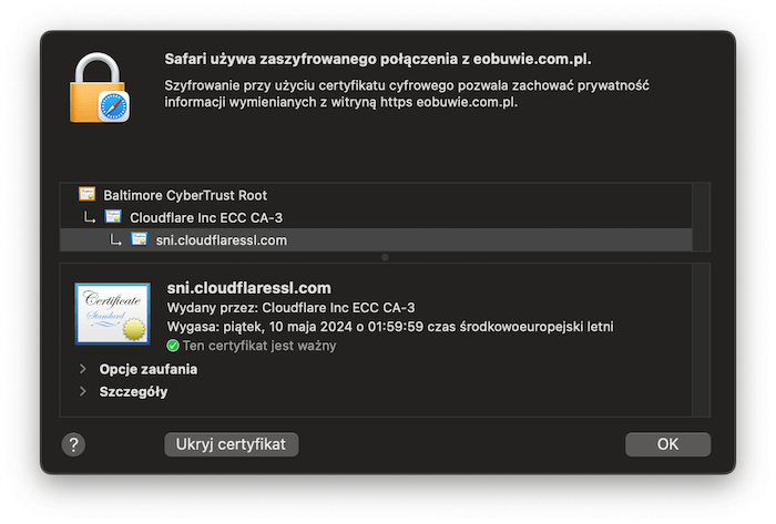 Skąd się dowiem, że zakupy na eobuwie są bezpieczne?