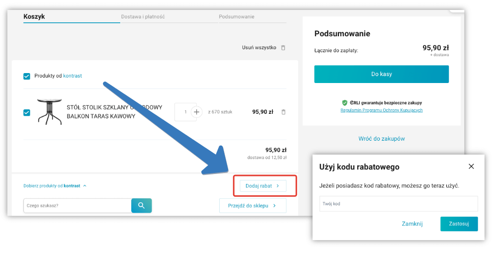 Jak aktywować kod rabatowy na Erli.pl?