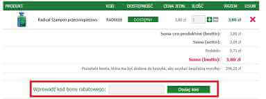 Jak skorzystać z kodu rabatowego