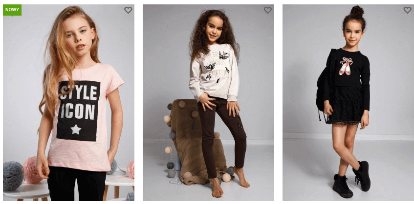 kolekcja fasardi dla dzieci