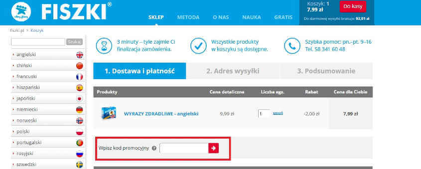 Kody rabatowe do Fiszki.pl