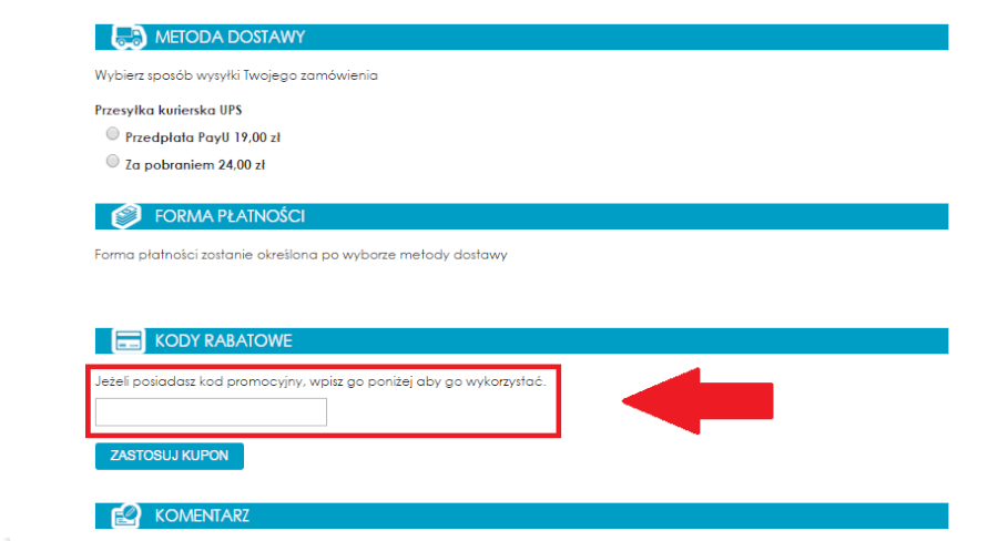 Jak skorzystać z kodu rabatowego?
