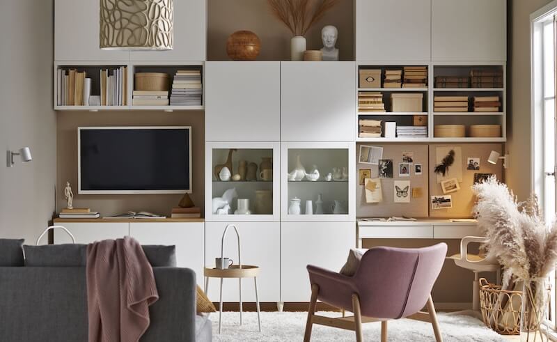 Przykład salonu z Ikea