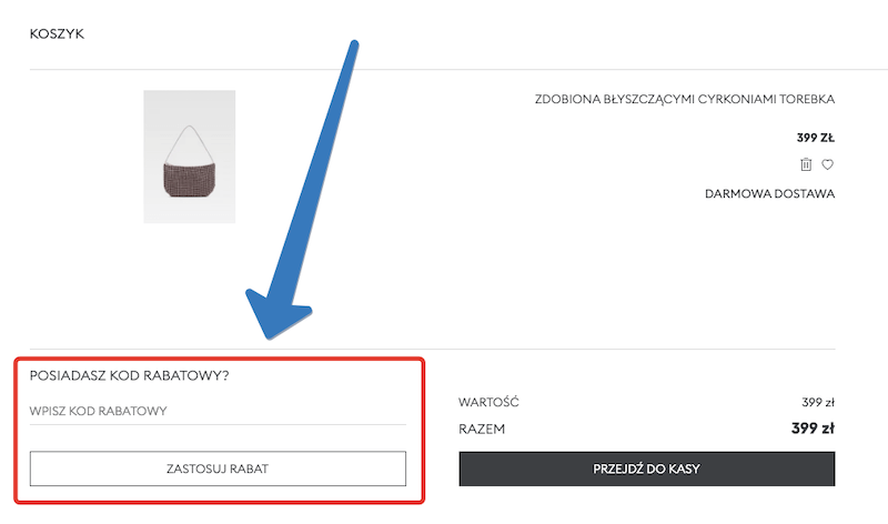 Kazar kod rabatowy – gdzie wpisać?