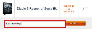Korzystanie z kodów rabatowych