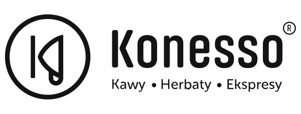 Logotyp Konesso na białym tle