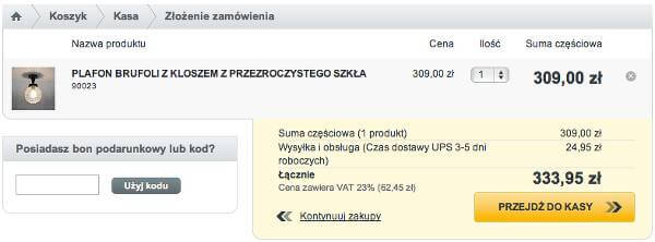 Najlepsze kody rabatowe do sklepu Lampyiswiatlo.pl