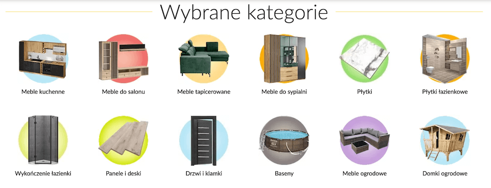 Asortyment sklepu internetowego Merkury Market