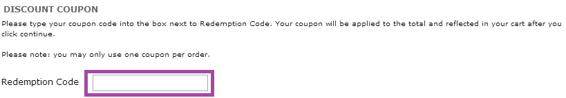 miejsce wpisywania kodu rabatowego Romwe