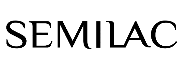 Logotyp Semilac na białym tle