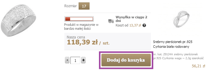 biżuteria w dobrych cenach Sentiell