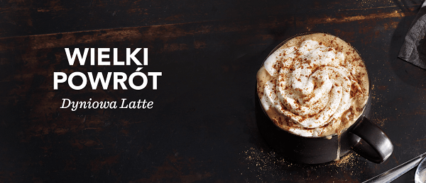 dyniowa latte Starbucks