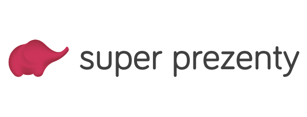 Logotyp Super Prezenty na białym tle