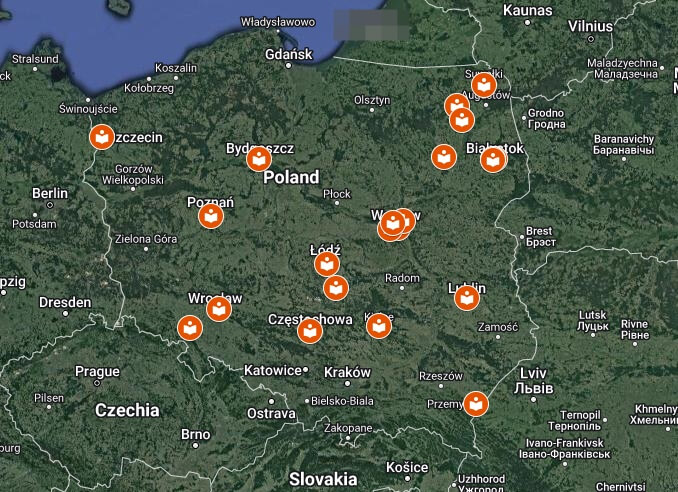 Tania Książka – punkty odbioru