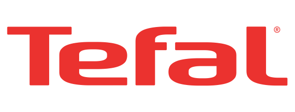 Logotyp Tefal na białym tle