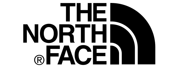 Logotyp The North Face na białym tle
