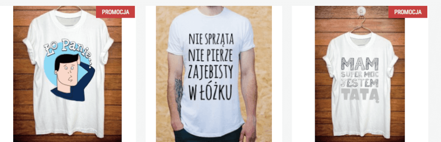 ”koszulki”/
