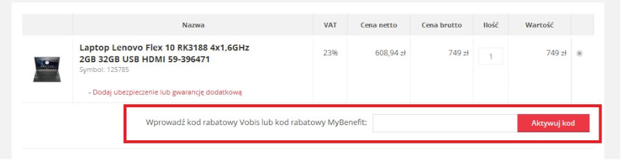 Najlepsze kody rabatowe do sklepu Vobis