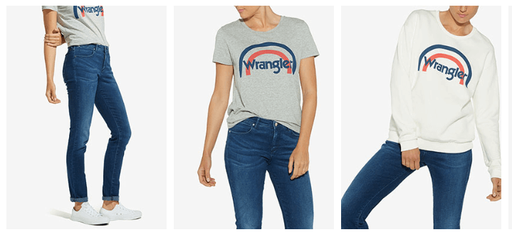 odzież marki Wrangler