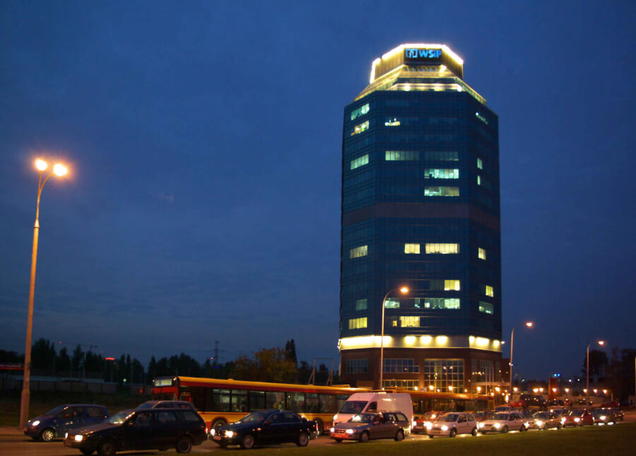 Budynek siedziby firmy WSiP