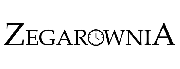 Logotyp Zegarownia na białym tle