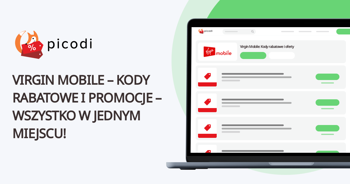 Virgin Mobile kody promocyjne Pobierz! Wrzesień 2024 Picodi