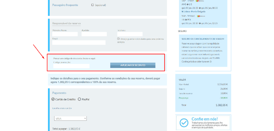 Como aplicar o código de desconto na Abreu Como aplicar o código de desconto na Abreu
