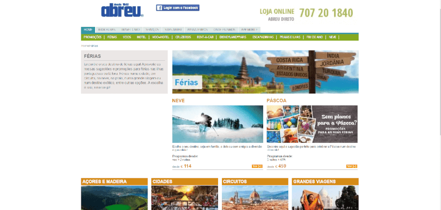 Descontos e promoções para umas férias diferentes Descontos e promoções para umas férias diferentes