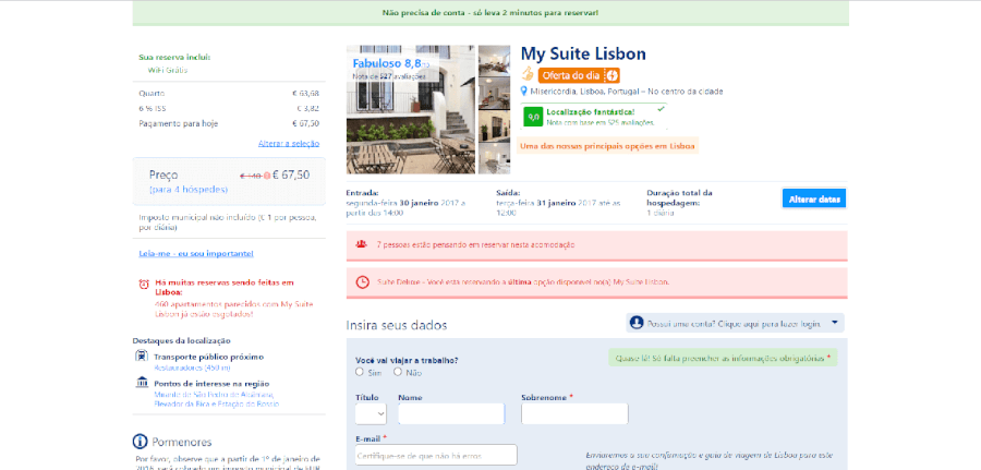 Como funciona o carrinho de compras Booking Como funciona o carrinho de compras Booking