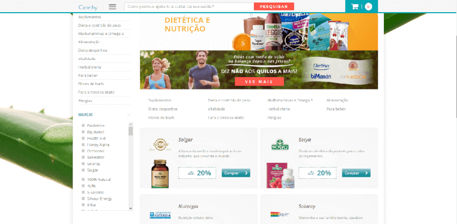 Descontos em vários produtos de dietética Descontos em vários produtos de dietética