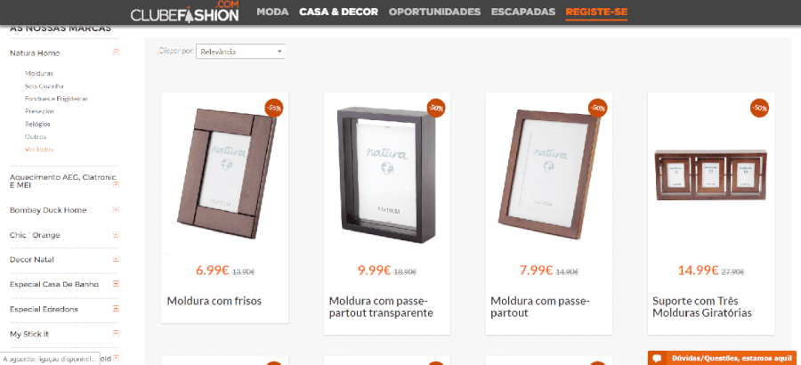 Descontos em decoração para a casa até 50% Descontos em decoração para a casa até 50%