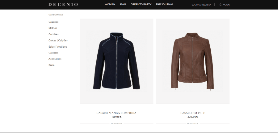 Nova coleção feminina Decenio 2017 Nova coleção feminina Decenio 2017