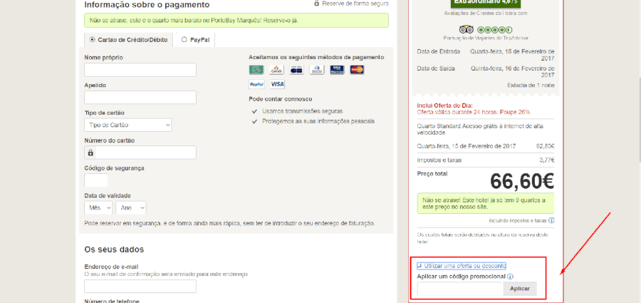Como utilizar o código promocional do Hoteis.com Como utilizar o código promocional do Hoteis.com