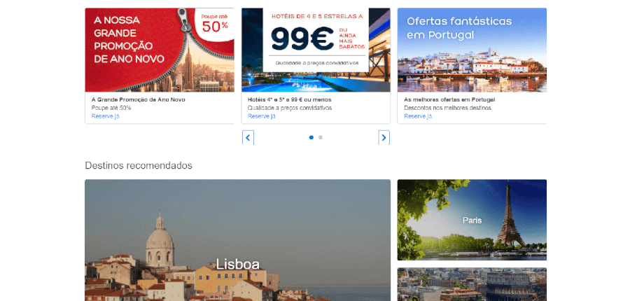 Várias ofertas de alojamento a preços baixos no Hoteis.com Várias ofertas de alojamento a preços baixos no Hoteis.com