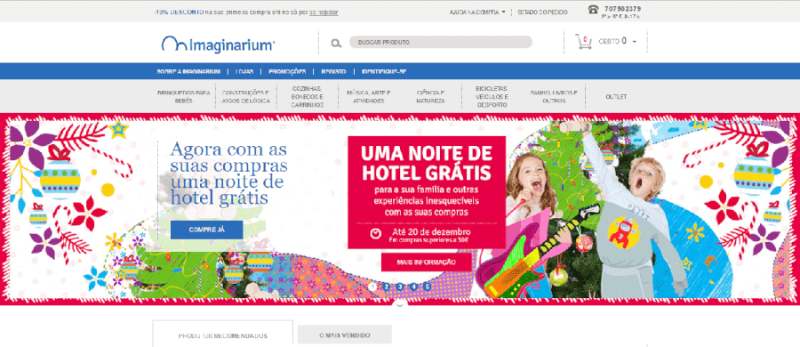 Diversas ofertas disponíveis na Imaginarium Diversas ofertas disponíveis na Imaginarium